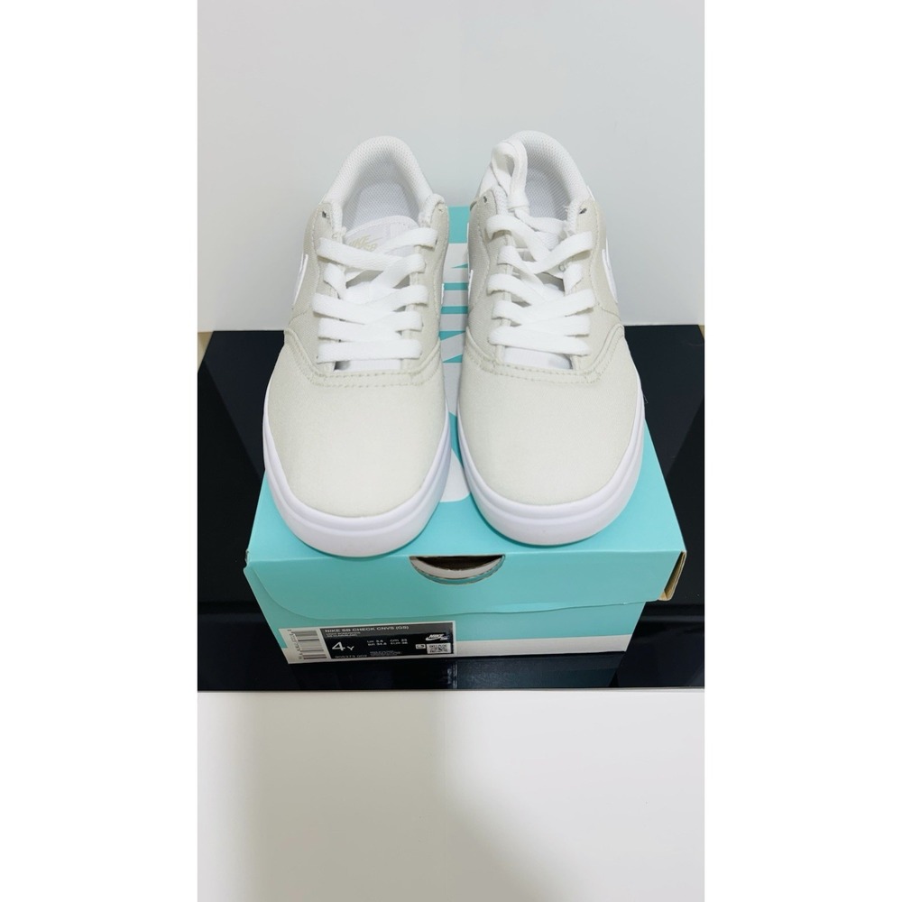 Nike SB Check Canvas Light Bone‎ White 905373-002 Size 4Y / Women's 5.5 Skate - Picture 8 of 8